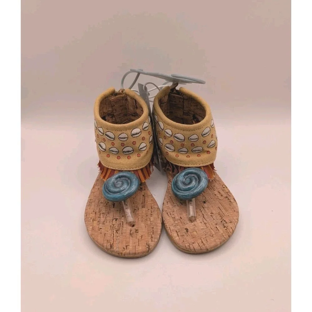 Disney Store Moana Princess Shoes Sandals US Girls 7/8‎ UK 6/7 New With Tags